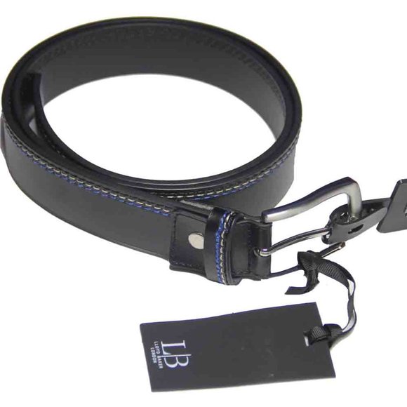 Lloyd Baker London Dress Belt Genuine Leather Black Men's Size 36 - Picture 4 of 5